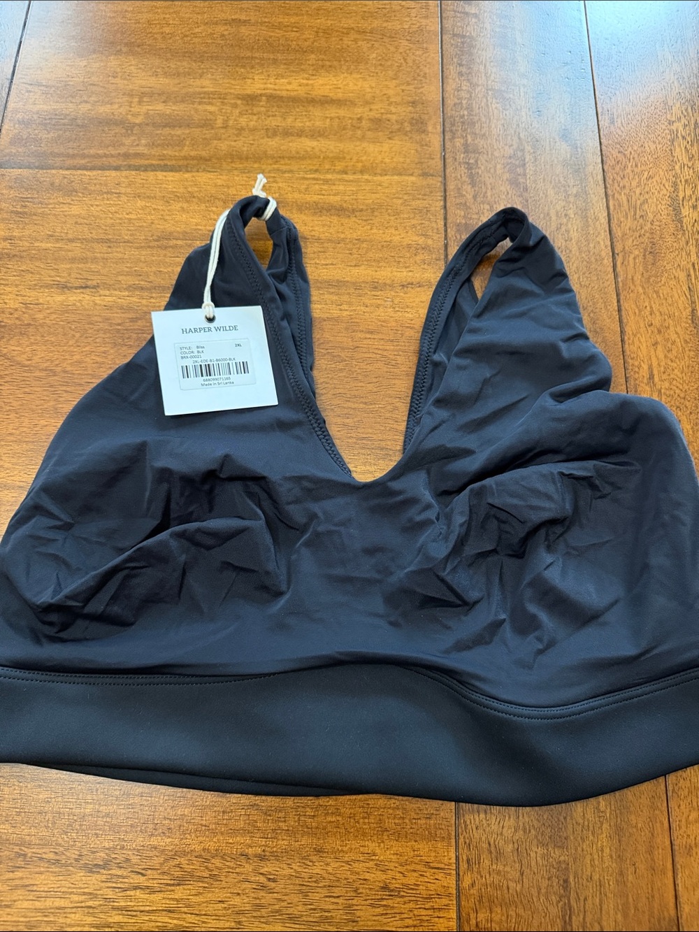 Harper Wilde Black Seamless Support Sports Bralette